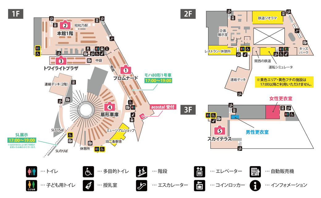 京都鉄道博物館フロアマップ