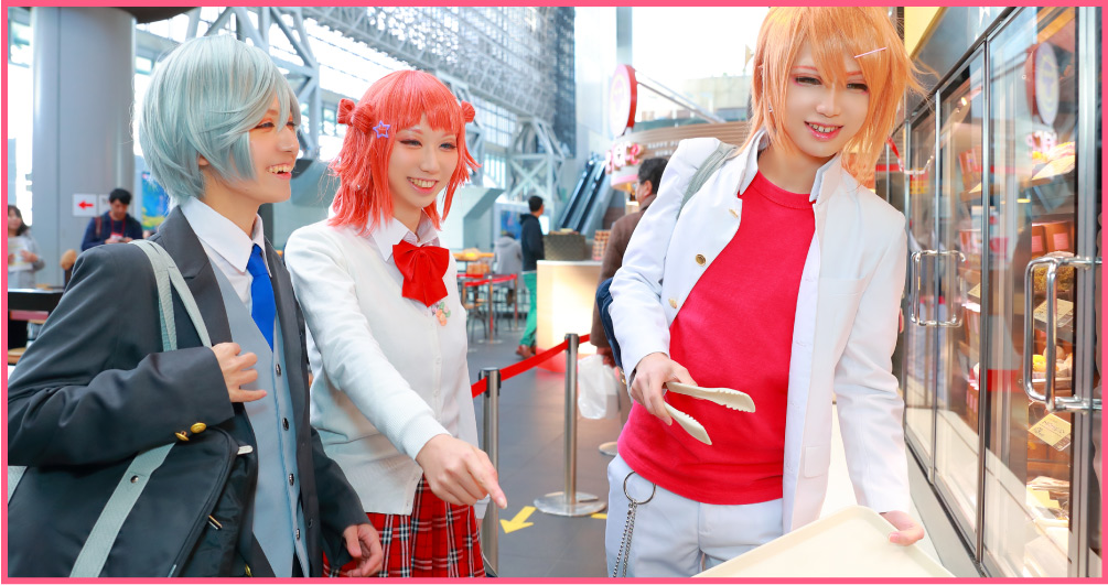 たくさんのお店にコスプレしたまま入店可能！