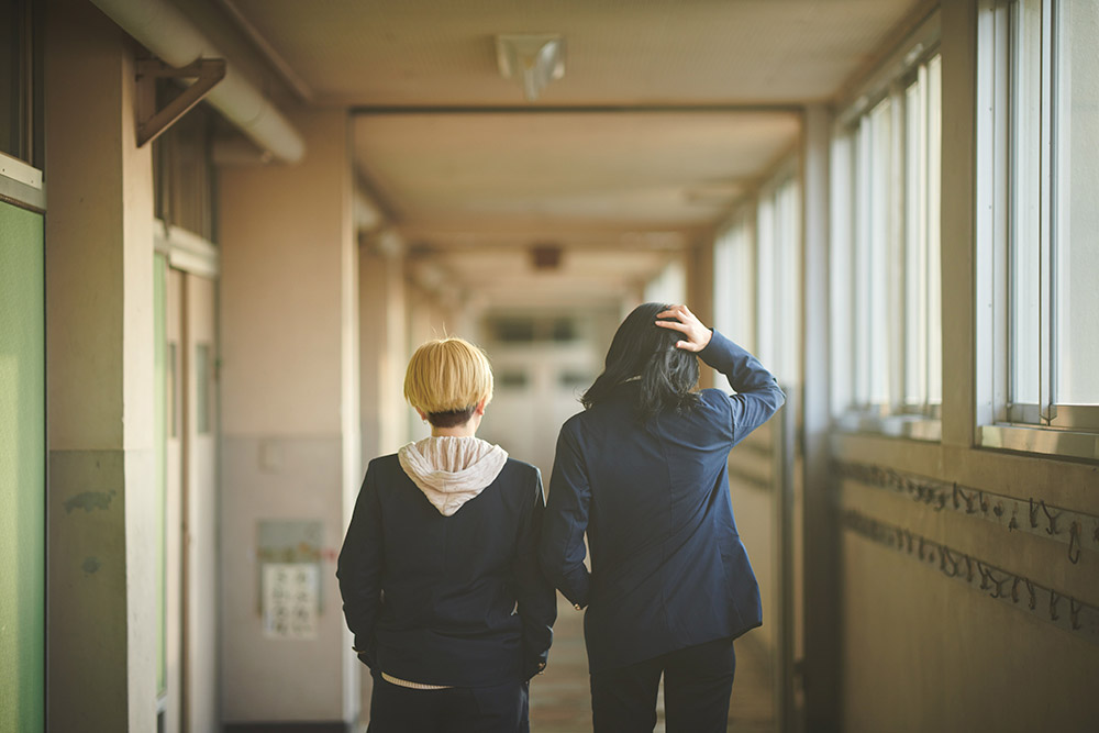 学校廊下