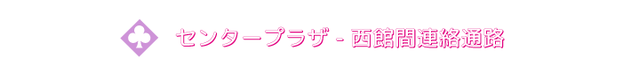 センタープラザ-西館連絡通路
